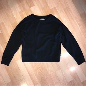 Lightweight French terry crew